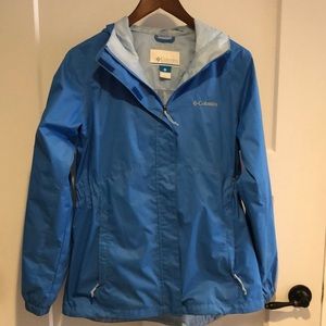 Columbia Arcadia II Rain Jacket- Color: Dark Pool